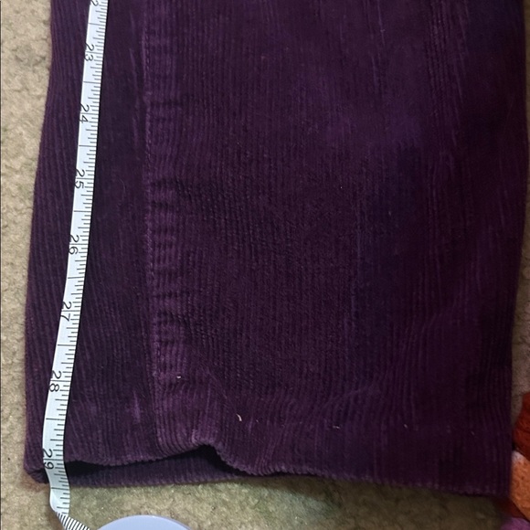Dark Purple Corduroy Men Pants - Picture 5 of 9